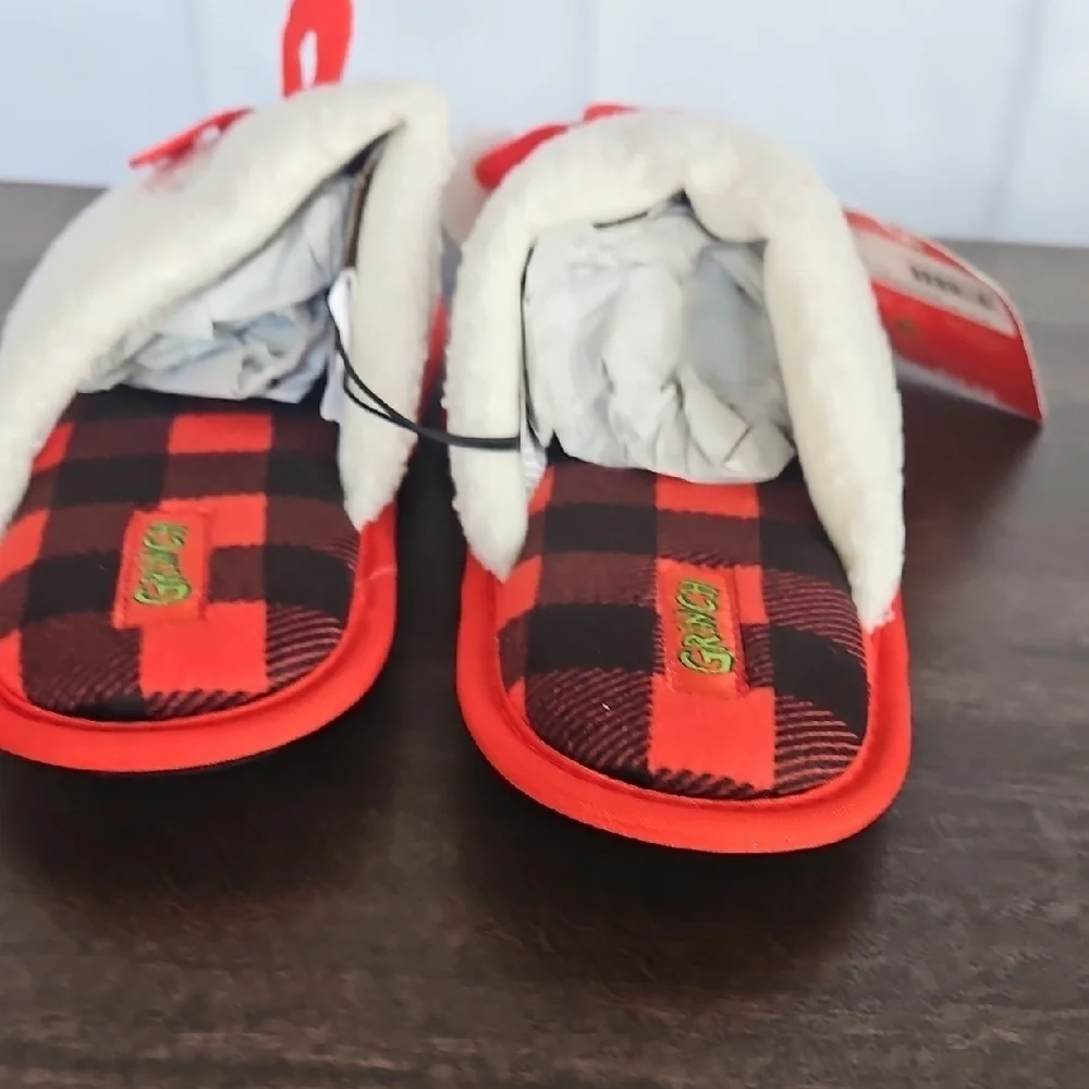 Grinch Christmas Slippers